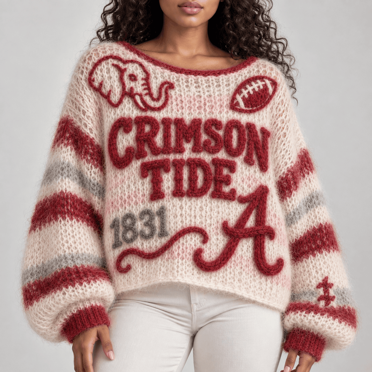 ACT Women’s Open-Knit Sweater NTKO