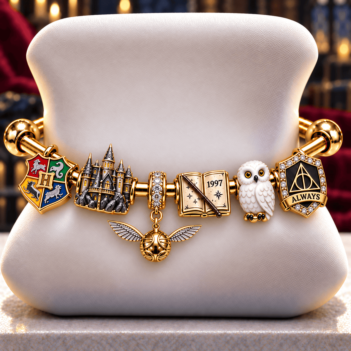 HRP Silver Charm Bracelet Set NTVA