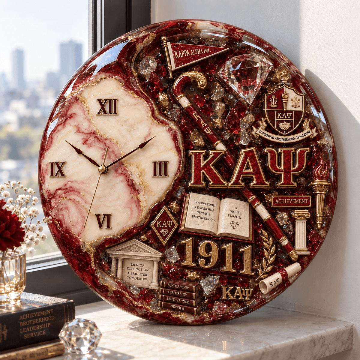 Premium KPAP Statement 3D Decorative Wall Clock HTTT