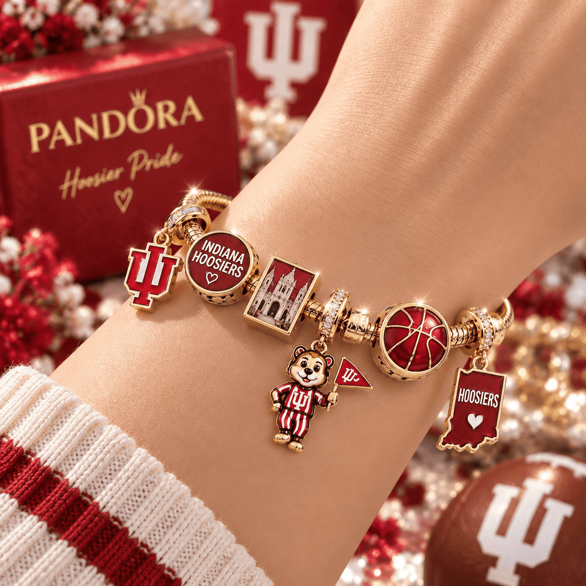 IDH Gold Charm Bracelet Set TTN