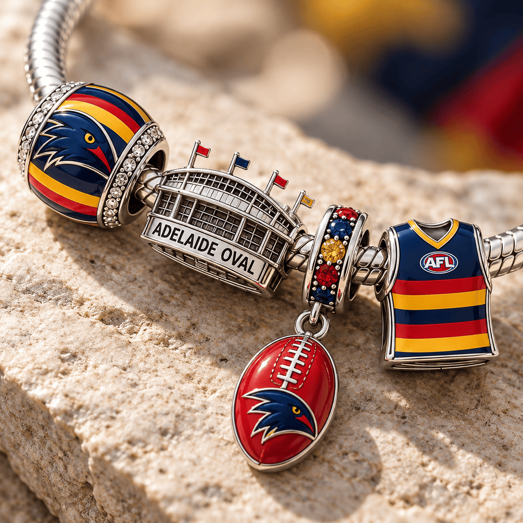 ADLC Silver Charm Bracelet Set PTT