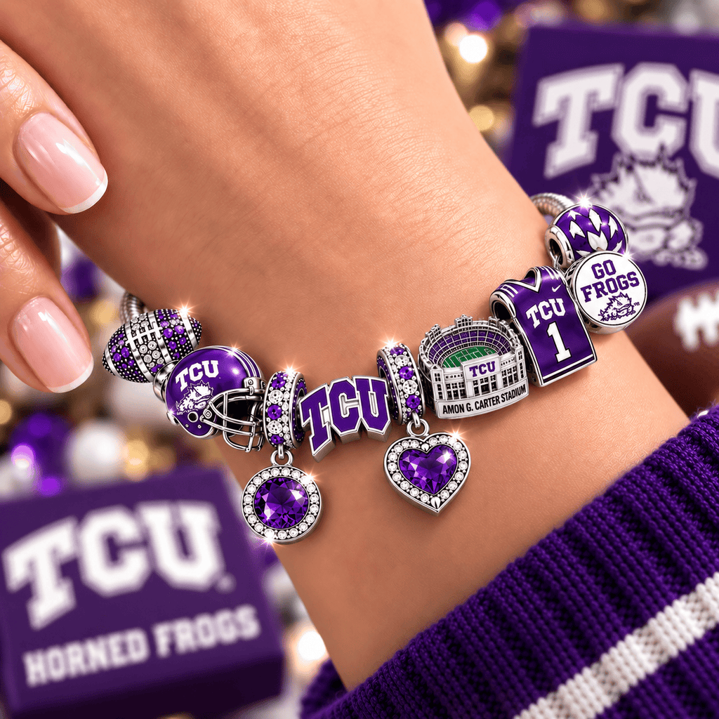TCU Silver Charm Bracelet Set BMD